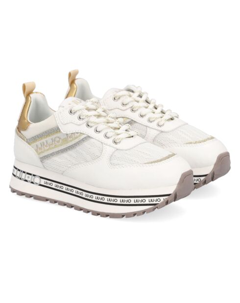Sneakers Molly blanc/doré